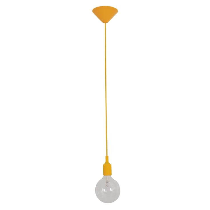 Piper Classic Pendant Lamp Light Interior ES Yellow Silicon Suspension