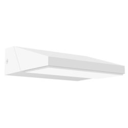 Prima Wall Light Surface Mounted 13W Adjustable Lamp Wedge White 3000K