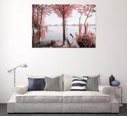 Quiet River Wall Art Pink Extra Large