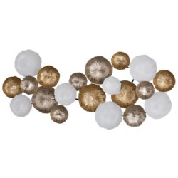 Ryder Scattered Metallic Spheres Wall Art Decoration Home Decor