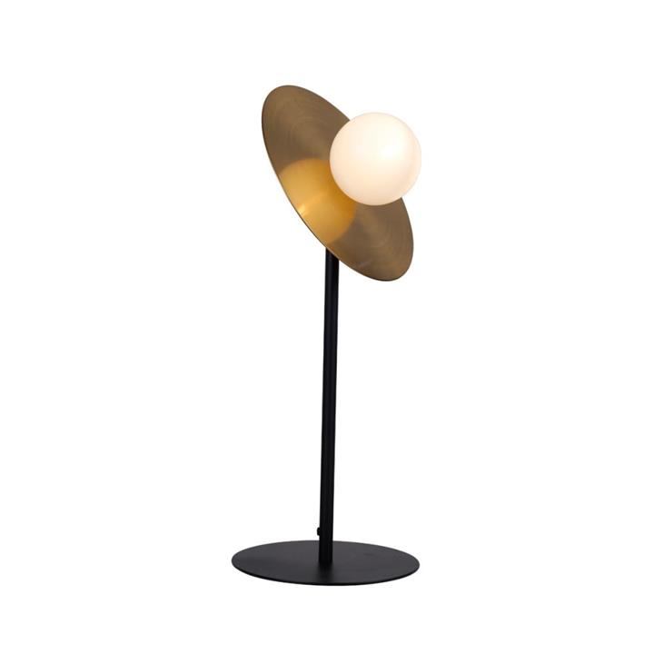 Sarah Modern Elegant Table Lamp Desk Light - Black & Brass
