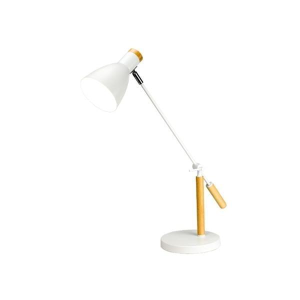 Scandinavian Style Adjustable Table Lamp - White