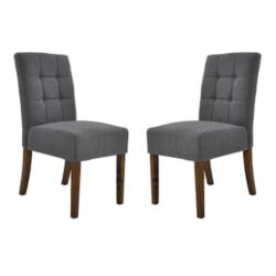 Set of 2 - Jessie Dining Chair - Mid Grey