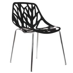 Set of 4 - Marcello Ziliani Replica Caprice Dining Chair - Black