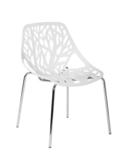 Set of 4 - Marcello Ziliani Replica Caprice Dining Chair - White