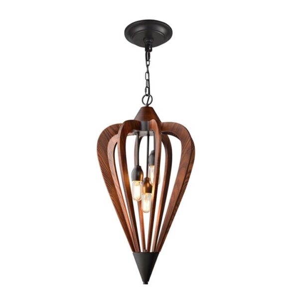 Sitta Classic Pendant Lamp Light Interior ESx3 Tuscan Coffee Cherry Wood Medium Arrow