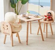 Smile Kids Table & Chairs Set Neutral