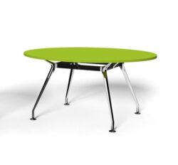 Swift Round Office Meeting Table 150cm - Juicy Green by Interior Secrets - AfterPay Available