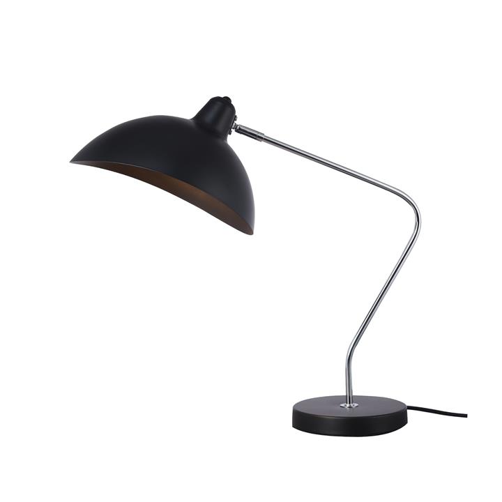 Tamara Modern Scandinavian Metal Table Lamp Light Black