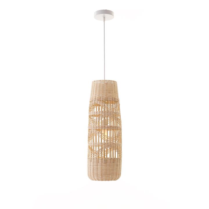 Vera Natural Rattan Woven Basket Pendant Lamp Light Large Natural