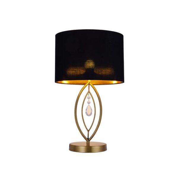 Victor Modern Elegant Table Lamp Desk Light - Brass & Black