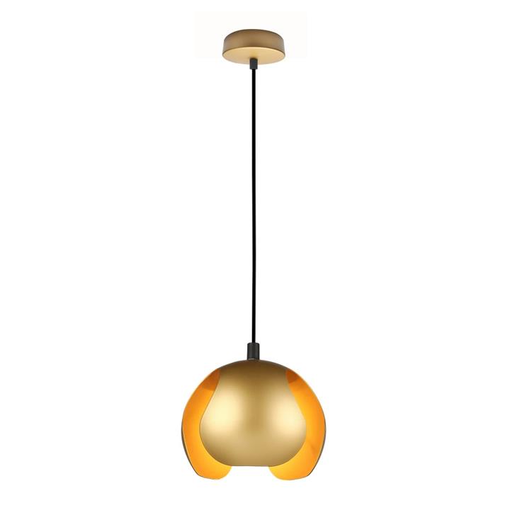 Victoria Modern Elegant Pendant Lamp Light Interior ES Matte Gold Iron Dome