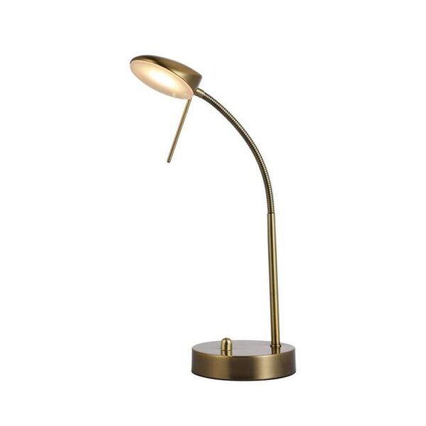 Vincenzo LED Modern Elegant Table Lamp Desk Light - Antique Brass