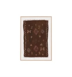 Vintage Rug I Wall Art Print - Rust by Interior Secrets - AfterPay Available