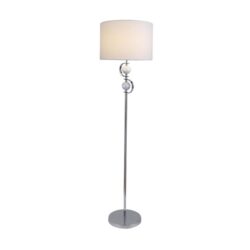 Virtue Modern Elegant Free Standing Reading Light Floor Lamp - White