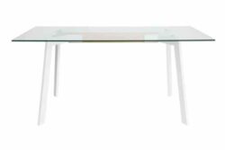 Vue Collection - Dining Table - Natural - White