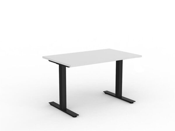 Waldo 1.2m Fixed Height Single Workstation - Black by Interior Secrets - AfterPay Available