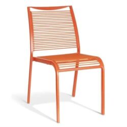 Wanika Outdoor Dining Chair - Orange Frame