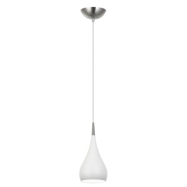Zara Modern Pendant Lamp Light Interior ES Matte White Bell