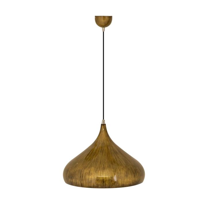 Zion Elegant Metal Dome Pendant Light Lamp - Antique Brass