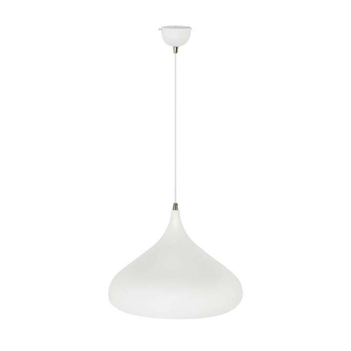 Zion Elegant Metal Dome Pendant Light Lamp - White