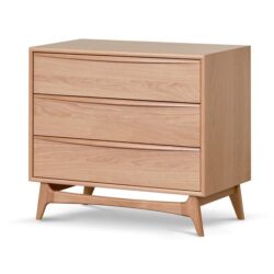Brendon 3 Drawer Chest - Natural Oak by Interior Secrets - AfterPay Available