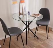 Pinto 4 Seater Dining Table Black