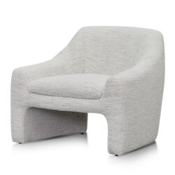 Rubin Fabric Armchair - Fog Grey by Interior Secrets - AfterPay Available