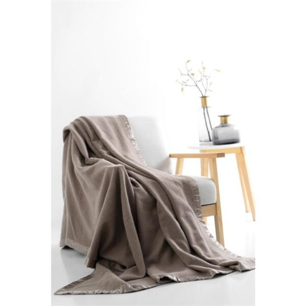 Australian Wool Blanket - Taupe, Single Bed/Double Bed - Single/Double