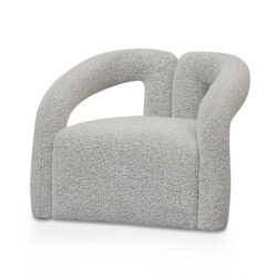 Barta Armchair - Pepper Boucle by Interior Secrets - AfterPay Available