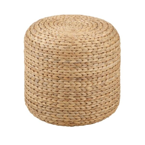Cleo Ottoman Low Foot Stool Round - Natural