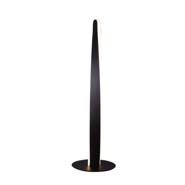 Jacqueline LED Modern Classic Twisted Table Lamp Light - Black