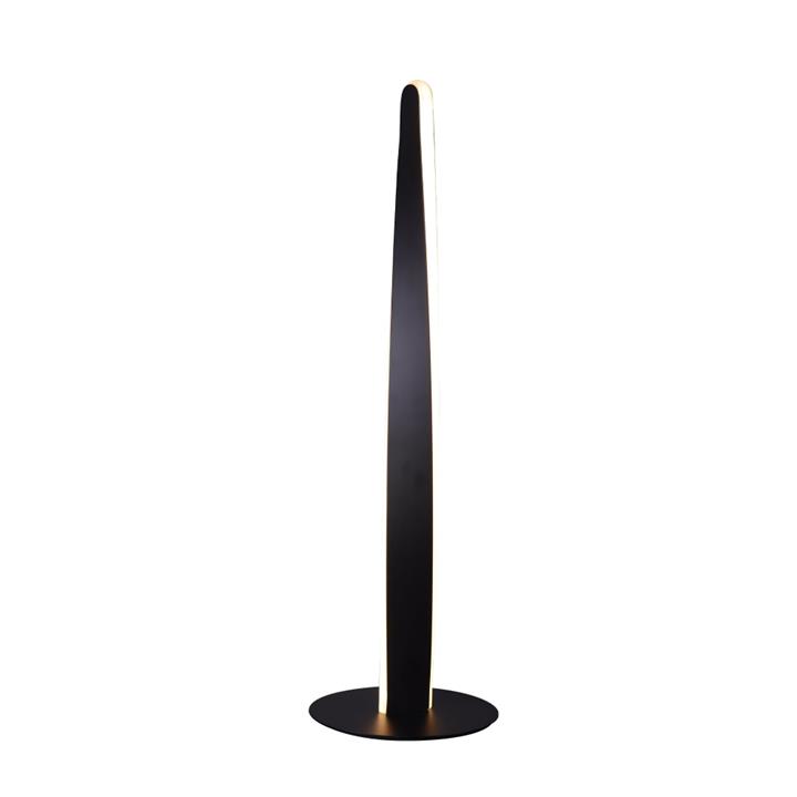 Jacqueline LED Modern Classic Twisted Table Lamp Light - Black