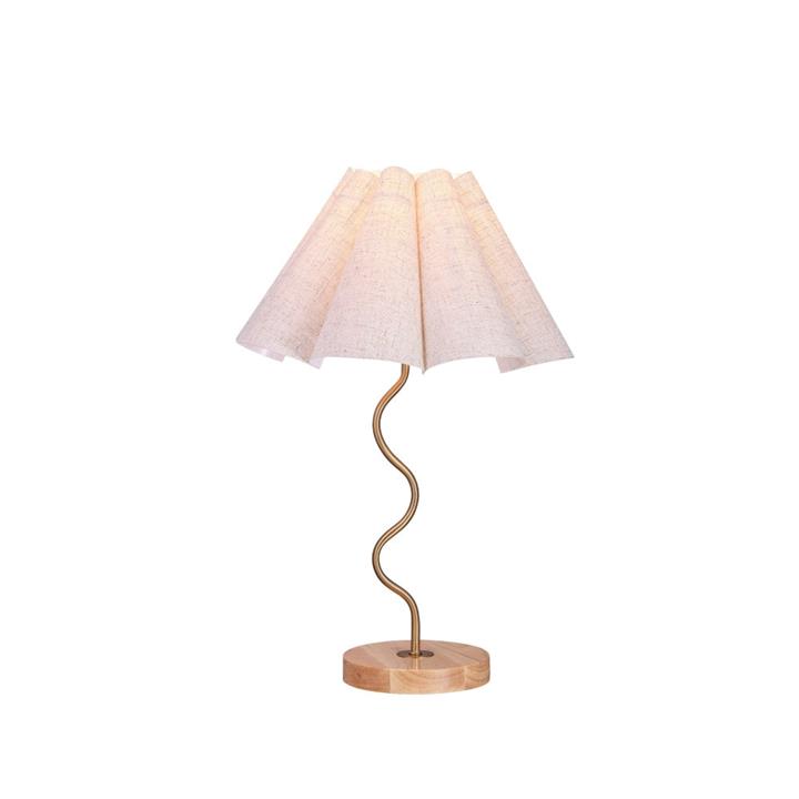 Litup Elegant Modern Classic Table Lamp Light Adjustable Cream Shade