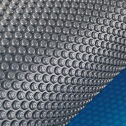 AURELAQUA 400 Micron 10x5m Solar Thermal Blanket Swimming Pool Cover, Blue and Silver