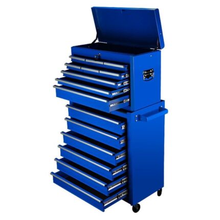 BULLET 15 Drawer Tool Box Storage Chest Cabinet Garage Trolley Mechanic Toolbox