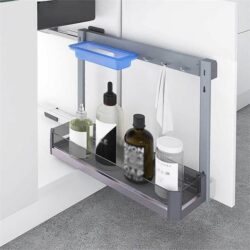 Galley Undersink Cleaning Pull-Out Storage - with Lift-Off Baskets - Side Mounted