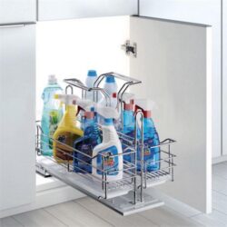 Larder Undersink Cleaning Pull-Out Storage - with Lift-Off Baskets - Bottom Mounted