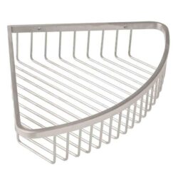 Stainless Steel Corner Basket - Wall Mounted