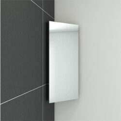 Bathroom Mirror Corner Cabinet Vanity Shaving Storage Cupboard Wall Hung 350x670mm