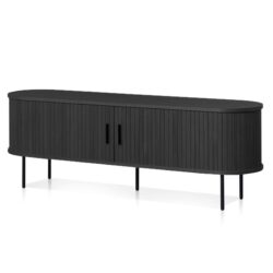 Dania 1.6m TV Entertainment Unit - Full Black by Interior Secrets - AfterPay Available