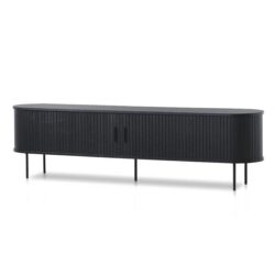 Dania 2m TV Entertainment Unit - Full Black by Interior Secrets - AfterPay Available