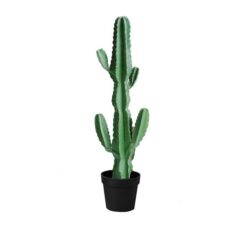 NNEAGS 105cm Green Artificial Indoor Cactus Tree Fake Plant Simulation Decorative 6 Heads