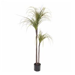 NNEAGS 145cm Green Artificial Indoor Dragon Blood Tree Fake Plant Decorative