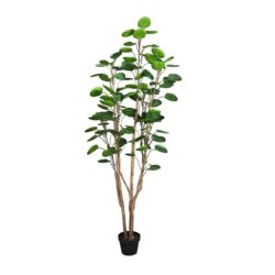 NNEAGS 150cm Green Artificial Indoor Pocket Money Tree Fake Plant Simulation Decorative