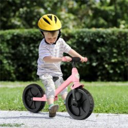 NNECW 4-in-1 Kids Training Bike with Training Wheels for 2-6 Years Old Kids-Pink