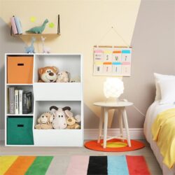NNECW Kids Toy Storage with 2 Baskets for Kids Room
