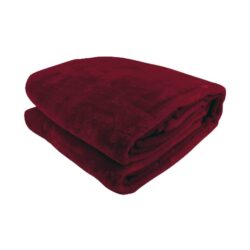NNEDPE Laura Hill Faux Mink Blanket 800GSM Heavy Double-Sided - Red