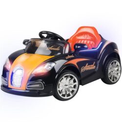 NNEDSZ Kids Ride On Car - Black & Orange