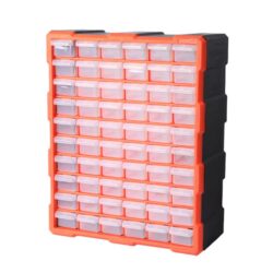 NNEIDS Tool Storage Cabinet Organiser Drawer Bins Toolbox Part Chest Divider 60 Drawers